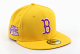 New Era 59 / 50 Hat - Boston Red Sox - Gold / Purple