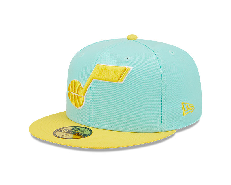 New Era Hats - Utah Jazz - Teal/Yellow