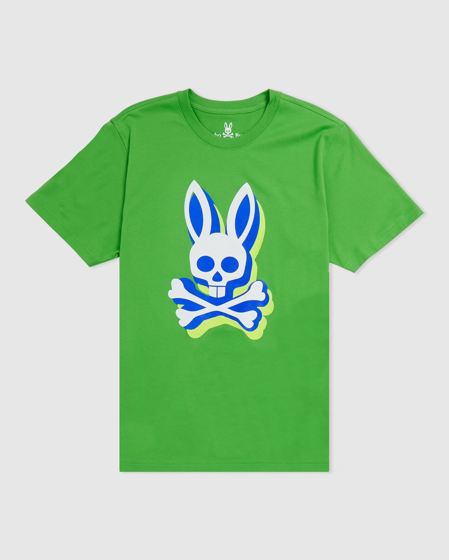 Psycho Bunny Graphic Tee - Lamport - XL / Grass Green / B6U463T1PC