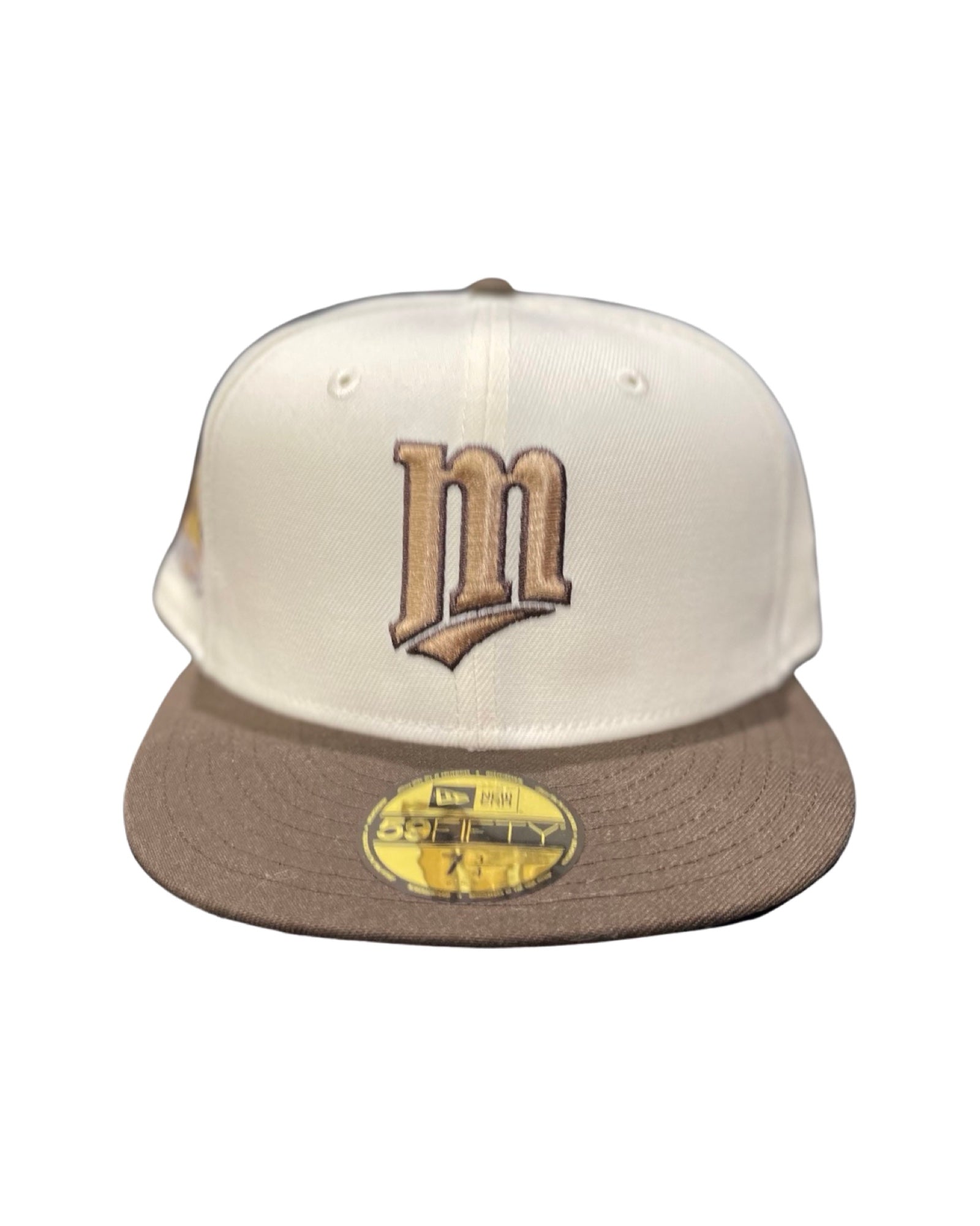 Buy New Era Minnesota Twins Cream Brown Fitted Hat at In Style