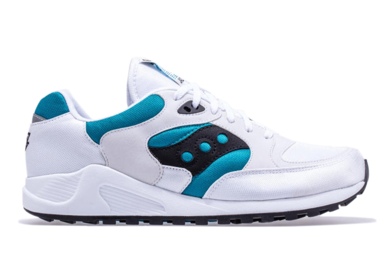 Saucony - Jazz White & Teal Shoes