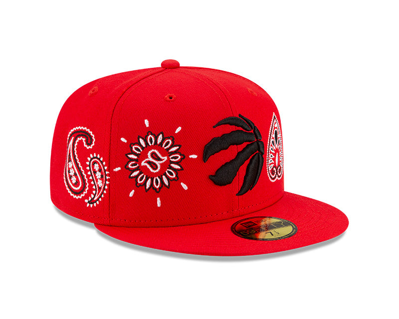 New Era Baseball Cap - Toronto Raptors Red Paisley