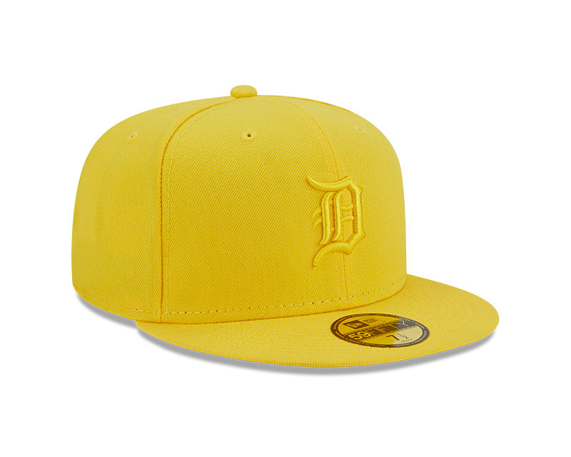 tigers yellow fitted hat