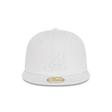 New Era Hat - Atlanta Braves - All White