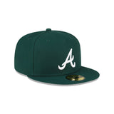 New Era Hat - Atlanta Braves - Green / White