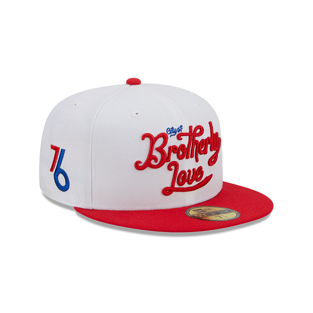 red sixers hat