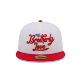 New Era Hat - Philadelphia 76ers - Brotherly Love - White / Red
