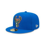 New Era Hat - Milwaukee Bucks - 22 ALT - Royal Blue / Orange