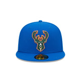 New Era Hat - Milwaukee Bucks - 22 ALT - Royal Blue / Orange