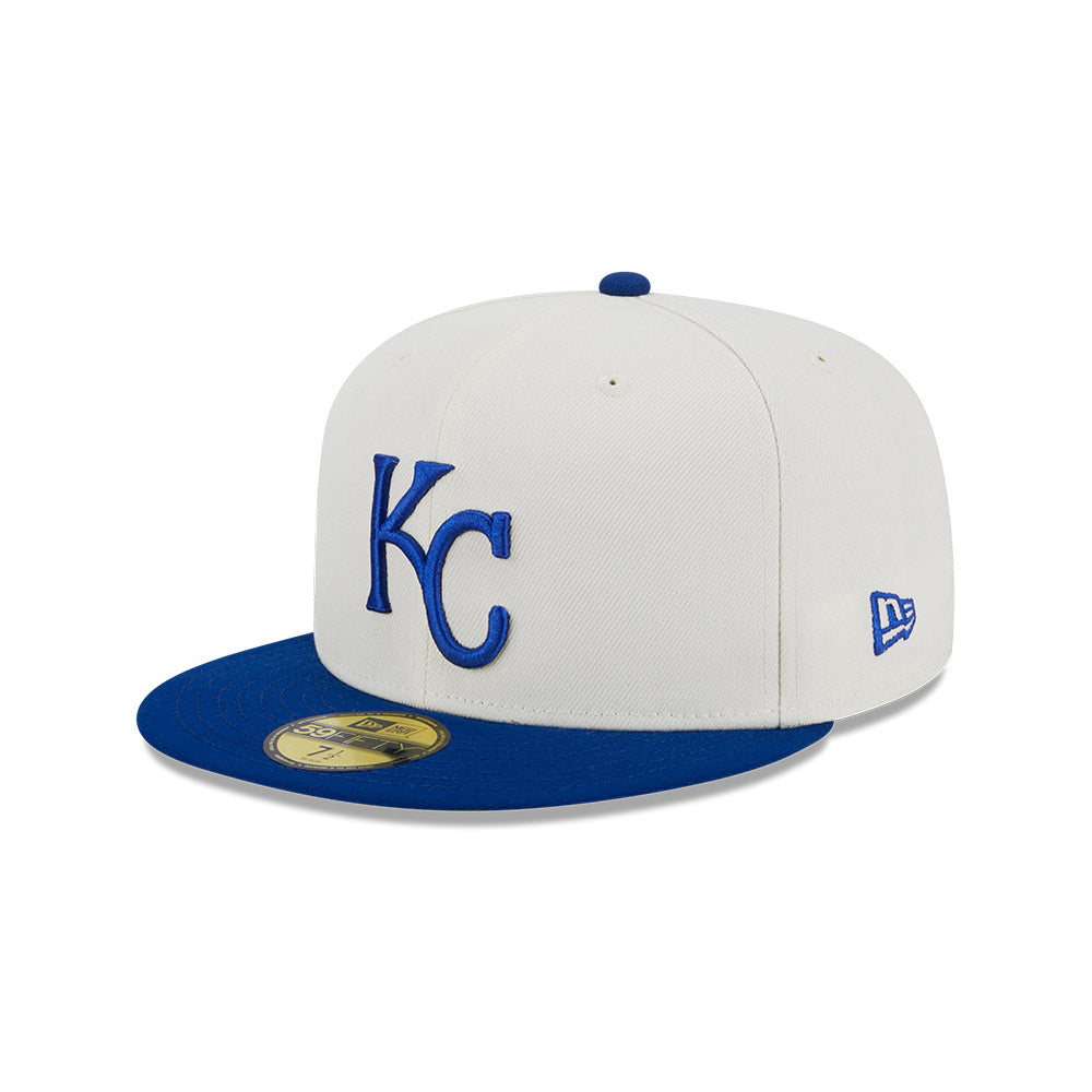 New Era Hat - Kansas City Royals - 2015 World Series - 7 7/8 / Cream / Royal