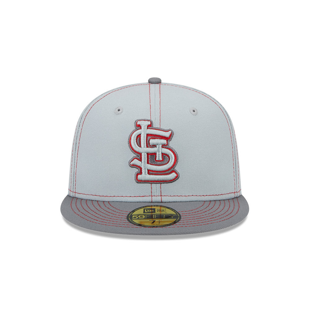 New Era Hat - St. Louis Cardinals - Grey Pop