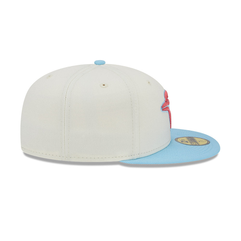 Toronto Blue Jays Colorpack 59FIFTY Fitted Hat, White - Size: 8, MLB by New Era