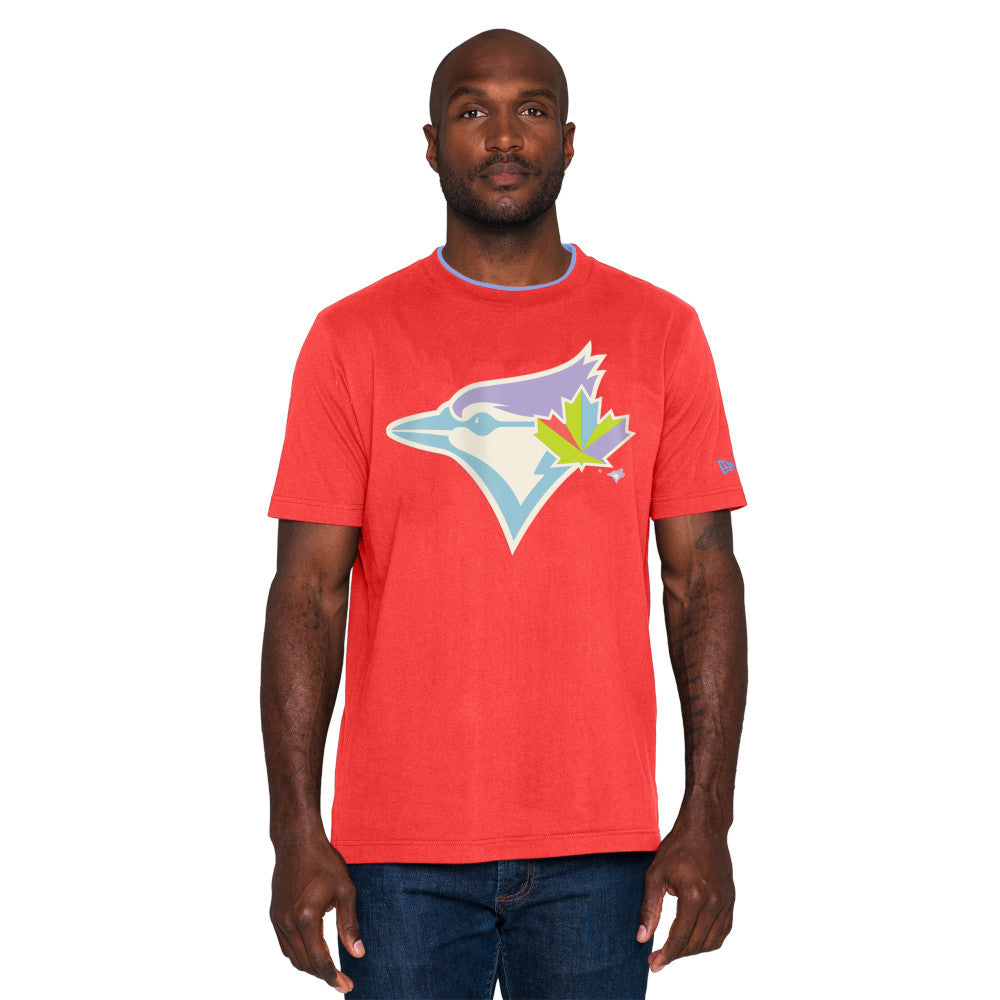 New Era Tee Shirt - Toronto Blue Jays - Red