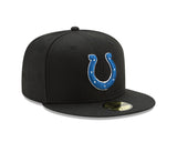 New Era Hats - Indianapolis Colts - Black / Royal 