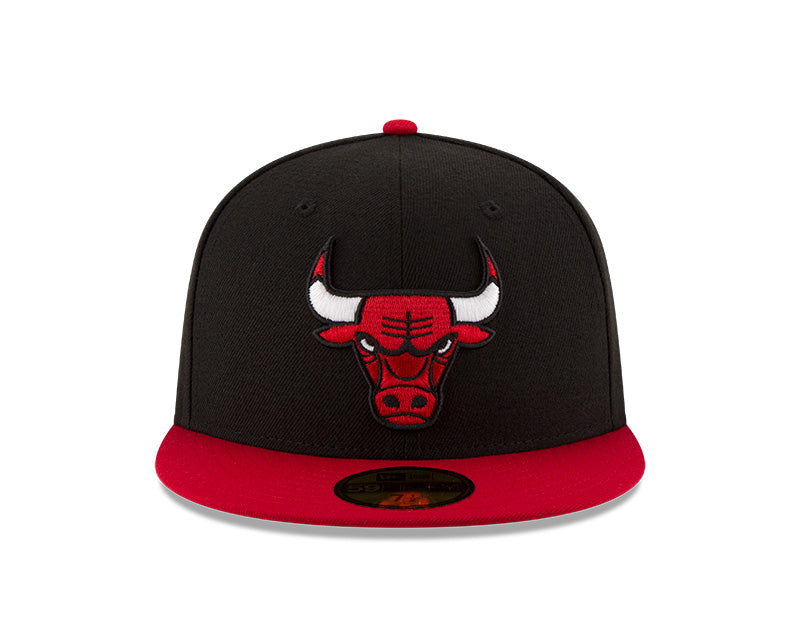 black and red chicago bulls snapback