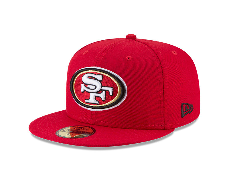 Buy New Era 5950, San Francisco 49ers, Red, Fitted Hat