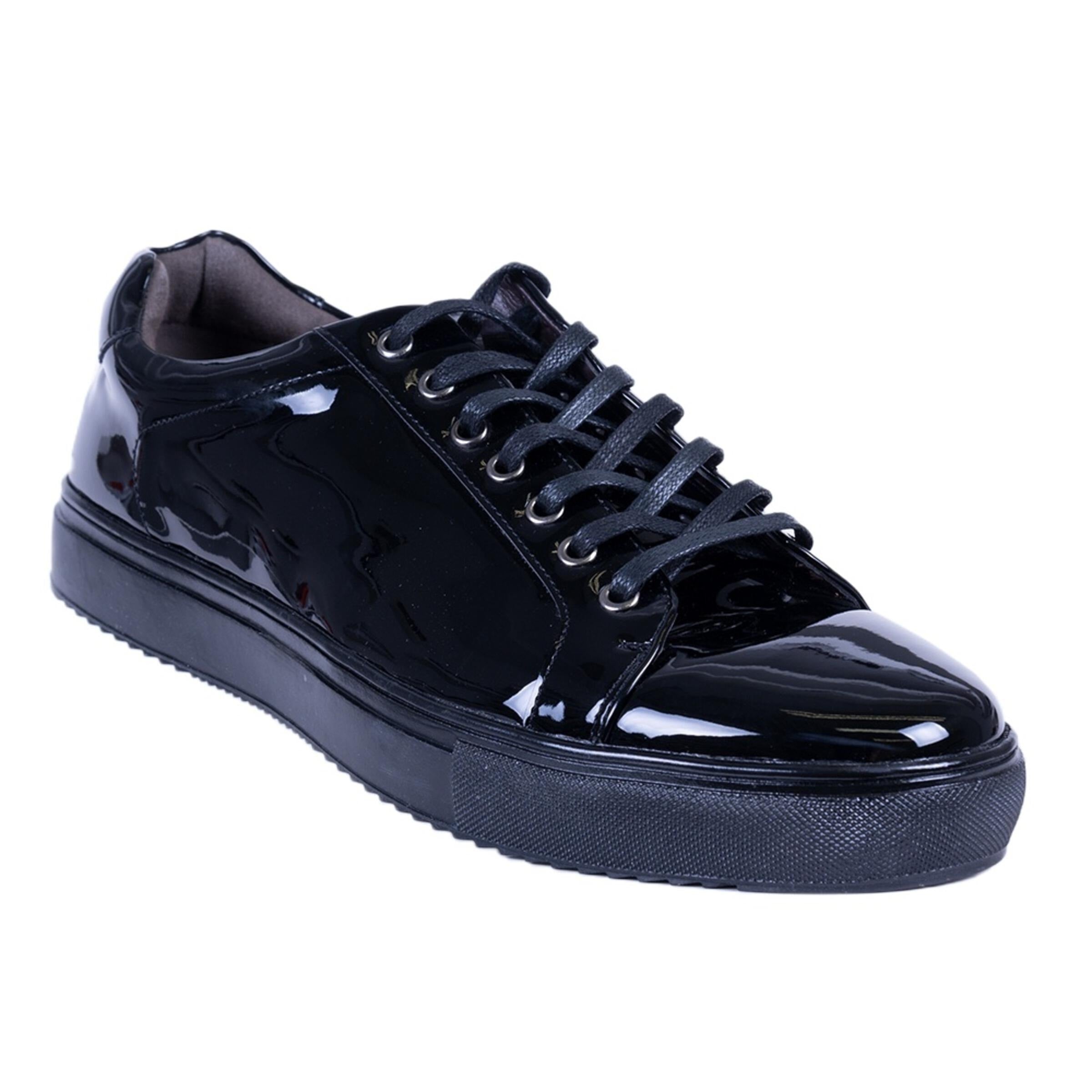 Buy Romario Black Shiny Dress Shoes at In Style – InStyle-Tuscaloosa