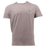 Lacoste Round Neck Tee Shirt - Grey Chine - CCA