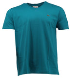 Lacoste V-Neck Tee Shirt - Blue-HDB - TH 6710
