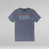 G Star Raw Tee Shirt - Raw Originals Slim - Fantem Blue