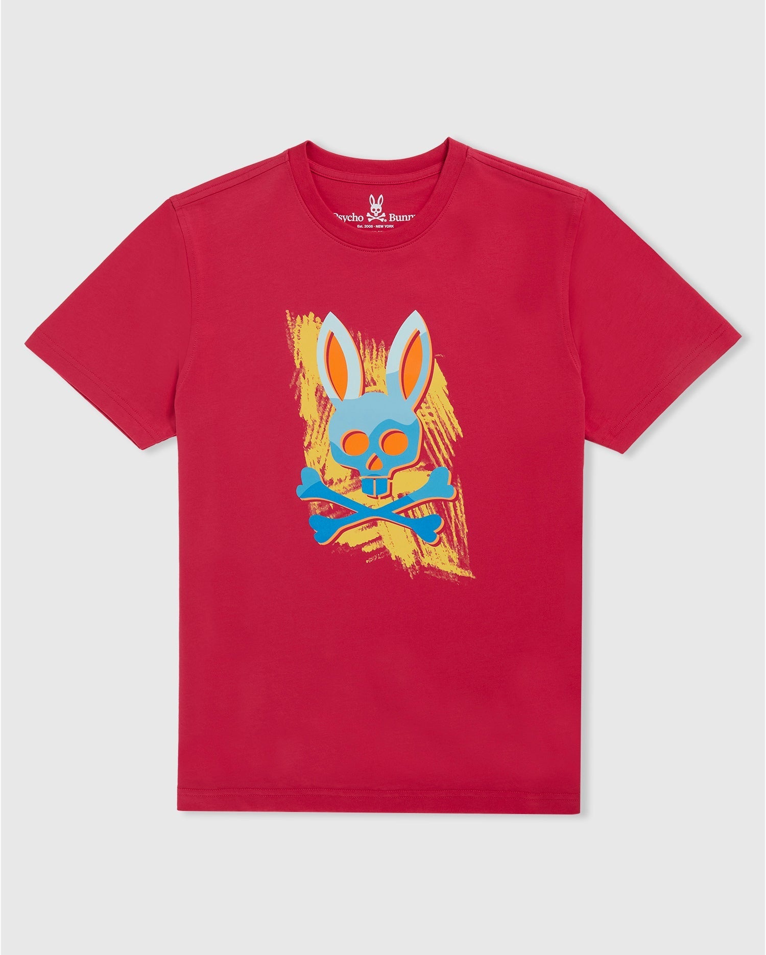 psycho bunny surreal fuschia tee shirt
