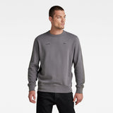 g star grey tape color block sweatshirt