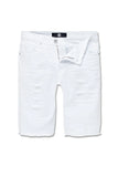 white big & tall twill shorts