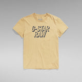 G Star Tee Shirt - Retro Shadow Graphic