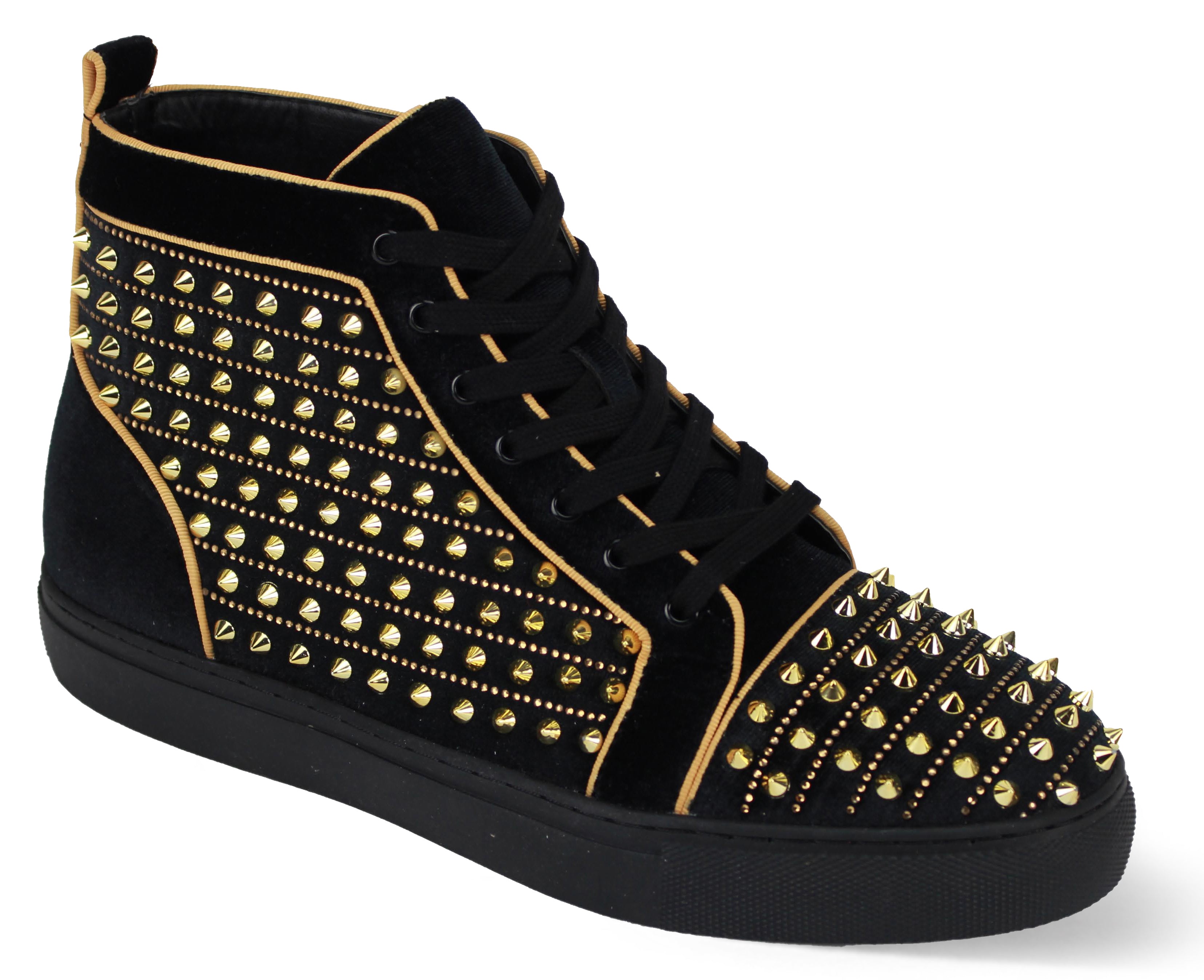 after midnight black & gold shoes