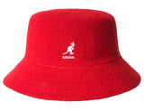 kangol red bermuda bucket hat