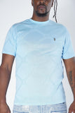 Makobi Big & Tall Tee Shirt - Embossed Knit -M298B