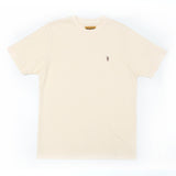 natural embossed knit tee