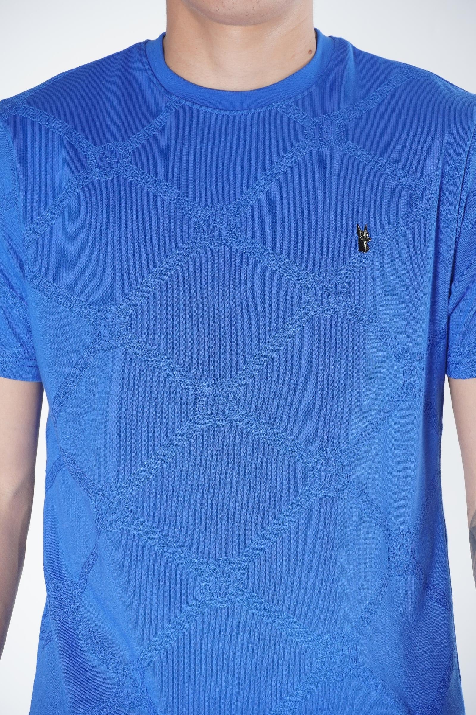 Makobi Big & Tall Tee Shirt - Embossed Knit -M298B