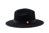black dress hat