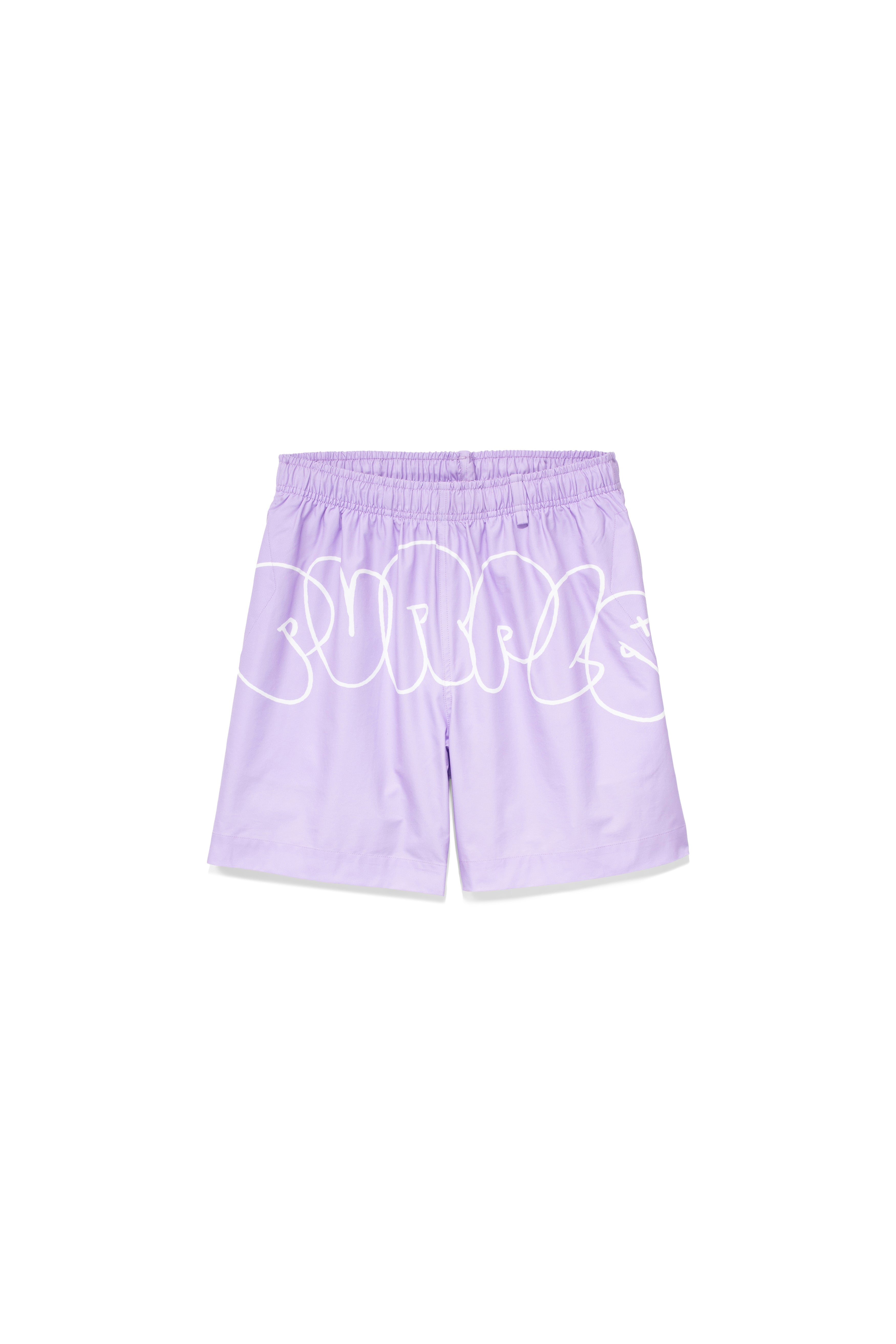 Purple Denim Fleece Shorts - All Around Short