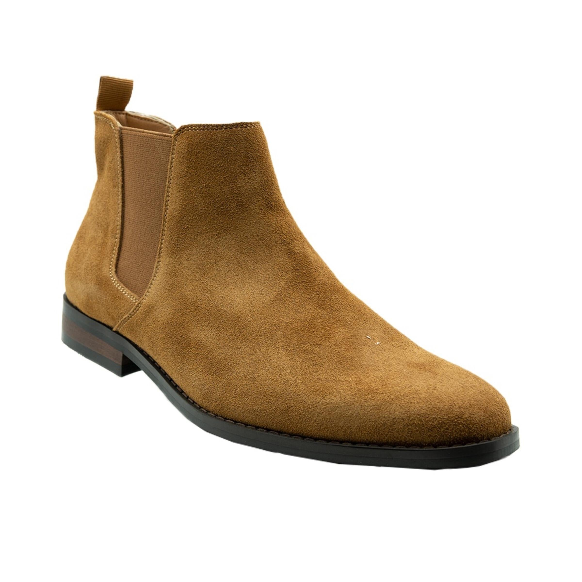 camel chelsea boots