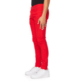red slim fit valabasas jeans