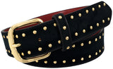 black & gold studded belt