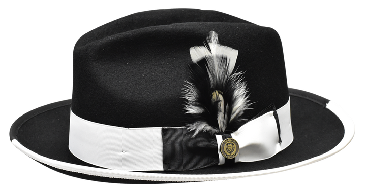 Bruno Capelo Hats - The Winston - Black / White