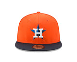 Men's New Era - Houston Astros Orange & Navy Cap