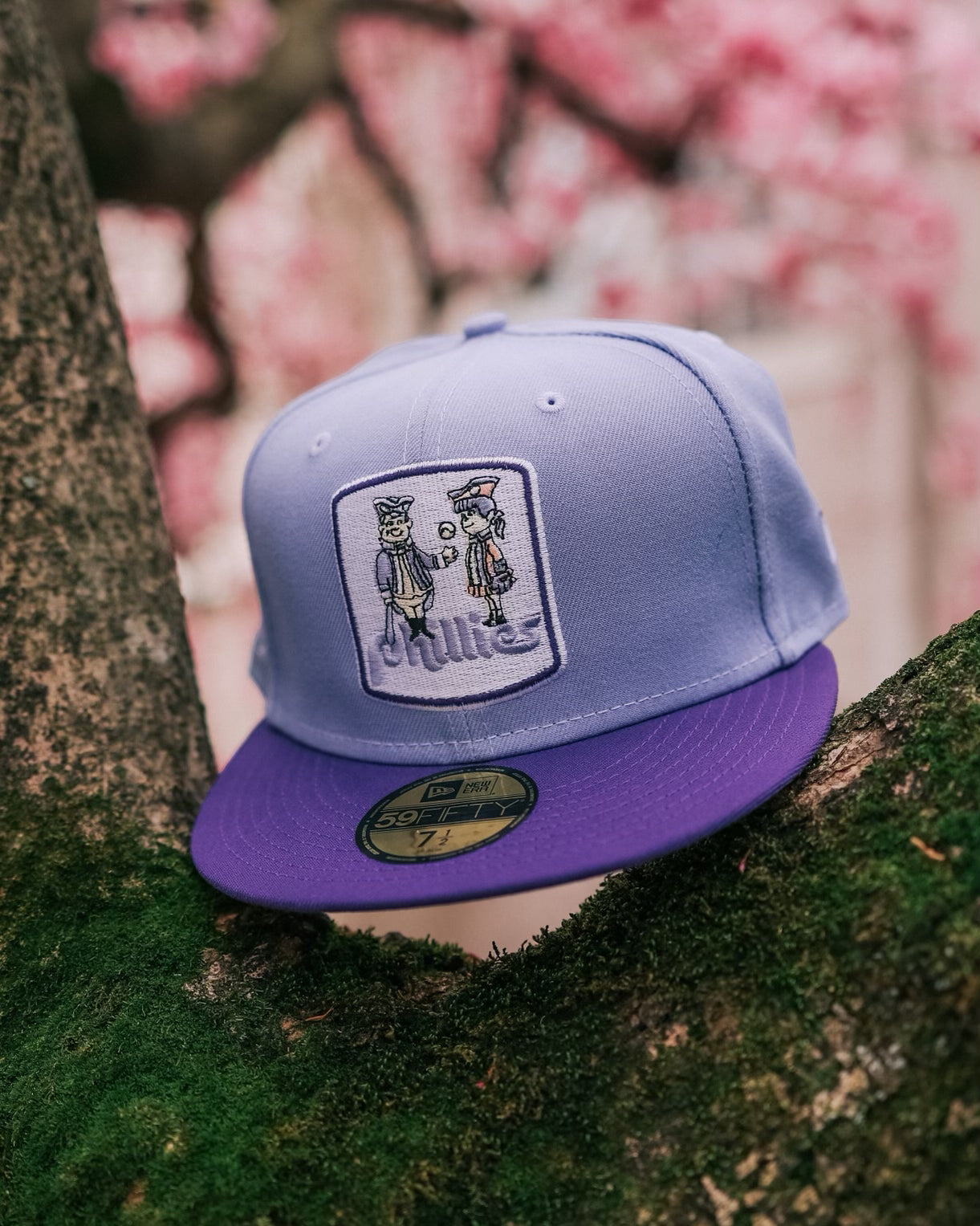 New Era Hat - Philadelphia Phillies - Lilac / Purple - 7 3/8 / Lilac /  Purple