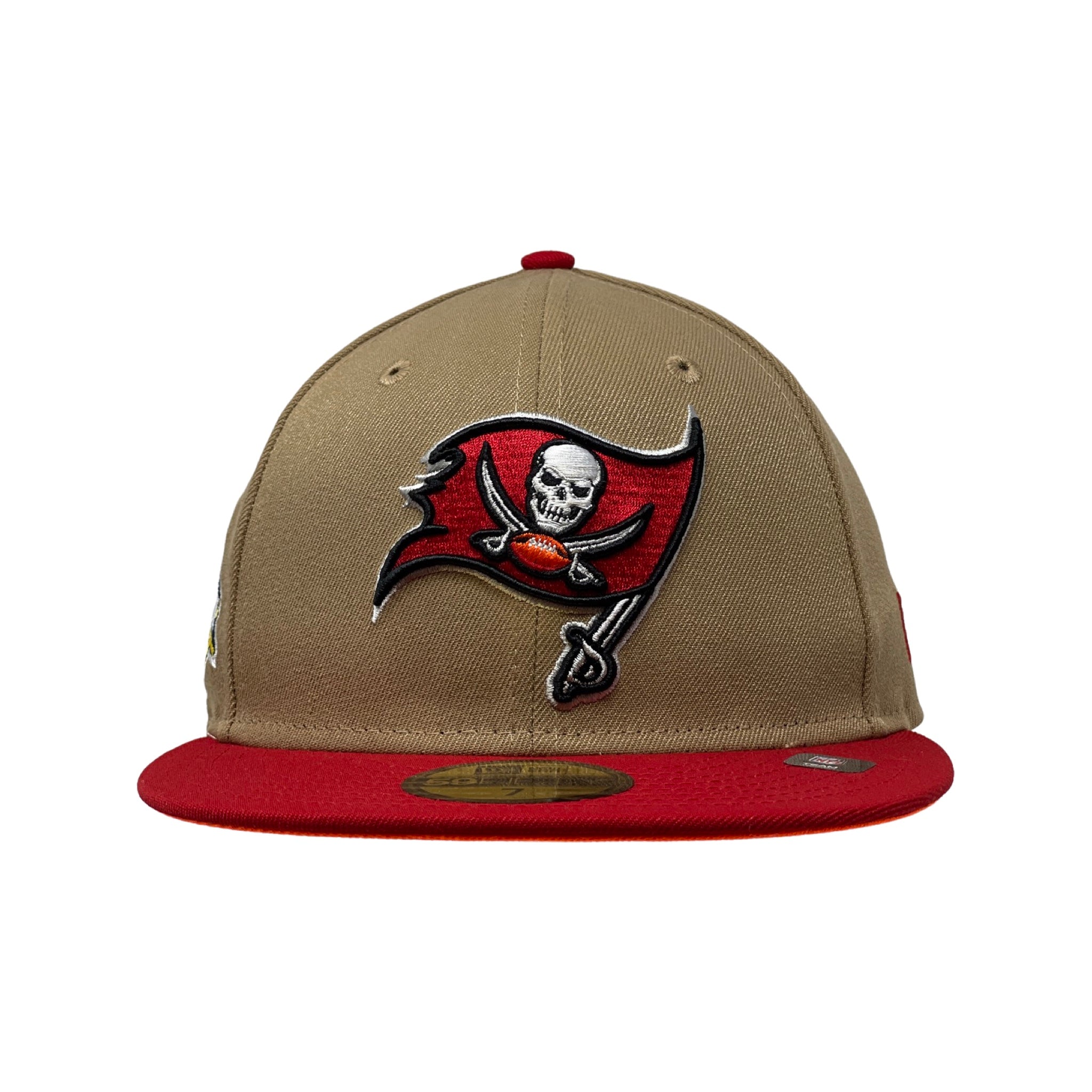 New Era Hat - Tamapa Bay Buccaneers - Khaki / Red