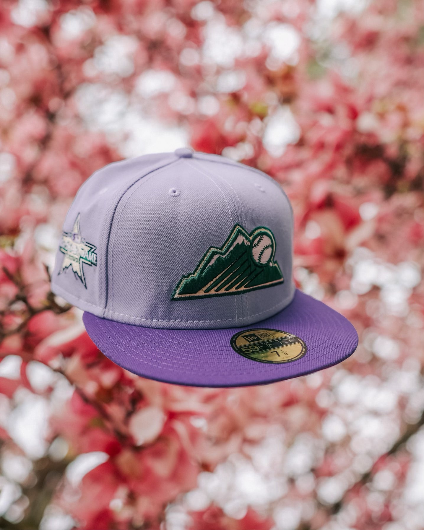 purple rockies hat