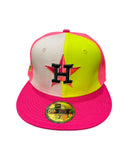 New Era Hats Houston Astros - Pink / Yellow