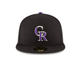 New Era - Colorado Rockies - Org Black / Purple