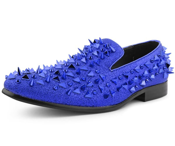 Buy Bolano Mesa Royal Blue Spiked Dress Shoes – InStyle-Tuscaloosa