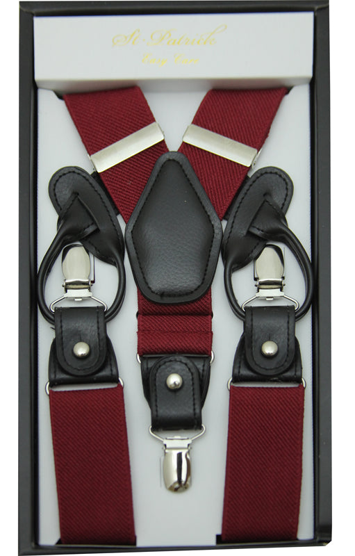 St. Patrick Suspender Clip & Button - SUSCB