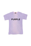 Purple Denim Tee Shirt - Inside Out Tee